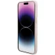 Guess Silicone Logo Strass 4G case for iPhone 15 Pro - light pink