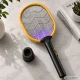 Electric Mosquito Swatter with UV Lamp and USB Charging, Black/Yellow