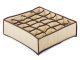 Underwear and Socks Drawer Organizer, 24 Compartments, Beige