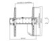 Maclean MC-665 TV Wall Mount, 32-75\", up to 40kg, VESA 400x400, Black
