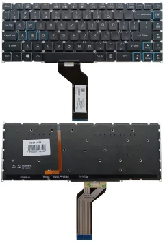 Keyboard for Acer Predator Triton PT515-51, PT515-52, RGB Backlight, US Layout, Black