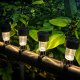 Solar clip lights 6pcs for pool terrace and garden, warm white