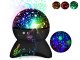 LED Star Projector Night Light with Bluetooth Speaker and USB, Black