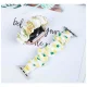 Elastic Fabric Band for Apple Watch 42/44/45 mm - Beige with Pineapples