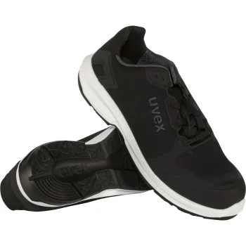 uvex 6596/2 S3 SRC Safety Low Shoes, Size 44, W11, Black