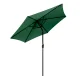 MultiGarden 270 cm Garden Umbrella with Tilt and Crank, Green