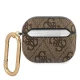 Guess AirPods 3 dėklas 4G Script Metal Collection, rudas