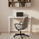 Folding Computer Desk 80x45 cm Small Laptop Table for Home Office ModernHome, white