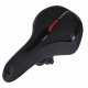 Rallex Sports Bicycle Saddle with Elastic Foam, Black