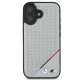BMW iPhone 16 Case M Perforated Tricolor Line MagSafe, Gray