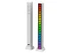 USB RGB LED Light Bar with Sound Reaction, Built-in Battery, White
