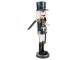 Wooden Nutcracker Soldier, Christmas Decorative Figurine, 35 cm