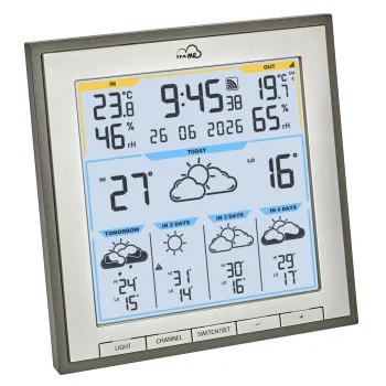 Tfa 35.8105.10 ID-08 WLAN Wireless Weather Station, Grey