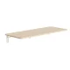 Maclean MC-128 WD Folding Shelf / Table, 100x40cm, Light Wood