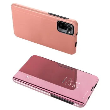 Clear View Flip Case for Xiaomi Redmi Note 11 Pro+ 5G / Mi 11i HyperCharge, Pink
