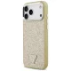 Guess Glitter Triangle Logo MagSafe Phone Case Cover iPhone 17 Pro Max - Gold