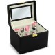 Massido MS-706 Makeup Vanity Case and Organizer, black