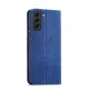 Wallet Book Case for Samsung Galaxy S22+ (S22 Plus) with Card Holder and Stand Function, Blue