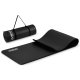 Thick NBR Exercise Mat Neo-Sport 183 x 60 cm 192300, Black