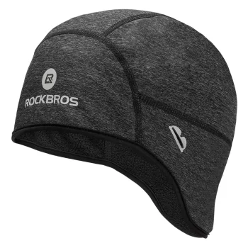 Rockbros Dala Winter Cycling Helmet Cap with Glasses Holes, Grey