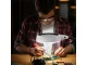 LED Magnifying Desk Lamp with 10x Magnification, white