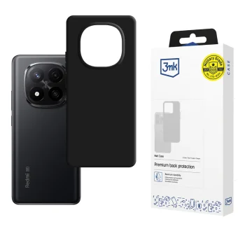 3mk Matt Case Pro for Xiaomi Redmi Note 14 Pro+, Matte Black