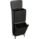 Brabantia SortUp Hi 20+25L Recycling Waste Bin, Dark Grey