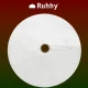 Ruhhy Christmas Tree Skirt 72 cm, White