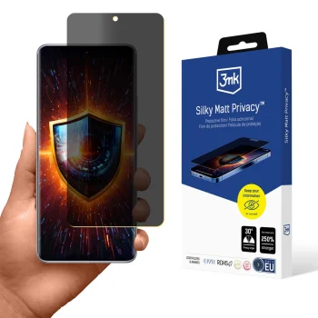 Privacy Screen Protector Film 3mk Silky Matt Privacy for Xiaomi Poco X7