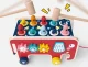 Bakalu KZ0880 Wooden Pounding Toy Elephant Bus