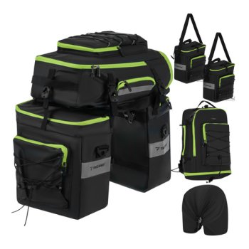 Ūdensnecaurlaidīga velosipēda bagāžnieka soma 65L Trizand