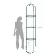 Plonos PL-992 200cm Garden Pergola Column | Outdoor Archway for Climbing Plants