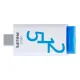 Philips Click Series USB-C Flash Drive 512GB USB 3.2 Gen 1, White/Orange