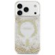Guess Resin Bottom Glitter MagSafe Phone Case Cover iPhone 17 Pro - Gold