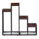 ModernHome 4-Tier Plant Stand, Industrial Style