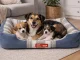 Verk Group Soft Dog and Cat Bed, 70x50 cm, Grey