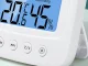 Indoor Digital Thermometer and Hygrometer with Clock and Alarm