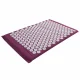 Acupressure Mat and Pillow Set for Back and Neck Pain Relief, Purple