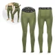 4Fizjo 2111 Thermal Pants, Green, Size L