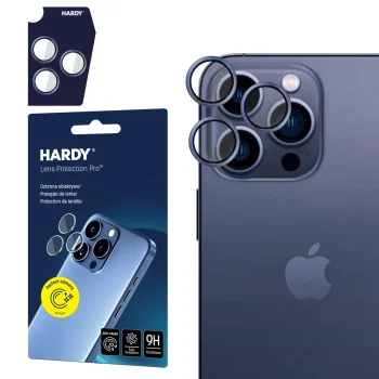 3mk HARDY Lens Protection Pro Glass Apple iPhone 15 Pro Max - Blue