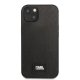 Apple iPhone 13 mini 5.4\" Karl Lagerfeld Saffiano Plaque Case Cover (KLHCP13SSFMP2K), Black