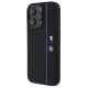 BMW iPhone 16 Pro Max Case Silicone Hexagon Blue Line MagSafe, Black