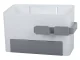 Bathroom Organizer with Hair Dryer Holder and Drawer, Mixed Colors