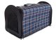 Large pet carrier bag for dogs and cats, 43x25x26 cm, blue