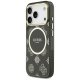 Guess IML Peony Dot MagSafe Phone Case Cover iPhone 17 Pro - Black