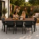 Multigarden Large Garden Table 180x90 cm, Brown