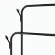 Double Garment Rack for Clothes Storage, Black