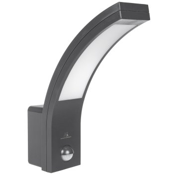 Maclean MCE244 GR LED Facade Lamp with Motion Sensor, 10W, IP54, Grey