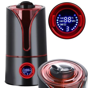 Ultrasonic Air Humidifier and Essential Oil Diffuser with LED Light & Timer