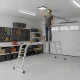 ModernHome 4x3 Multi-Purpose Aluminum Folding Ladder, 330 lbs Capacity